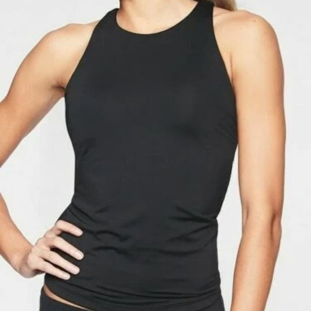 Athleta Maldives Bra Cup Tankini size 32B/C Black